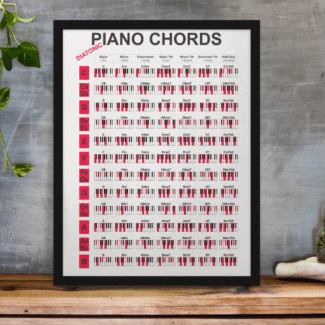 framed-art-print-standing-on-a-wooden-desk-against-a-concrete-wall-near-a-hand-decoration-a10403